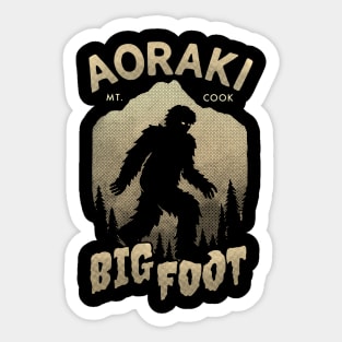 Aoraki Mt. Cook Bigfoot Sticker